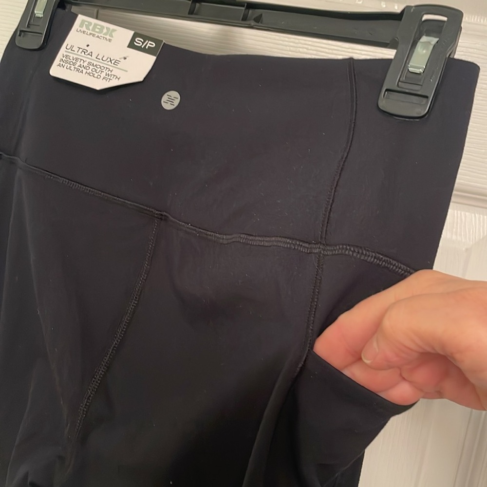 NWT RBX LIVE.LIFE.ACTIVE Ultra Luxe Athletic Pants Small with Pockets - Picture 7 of 15